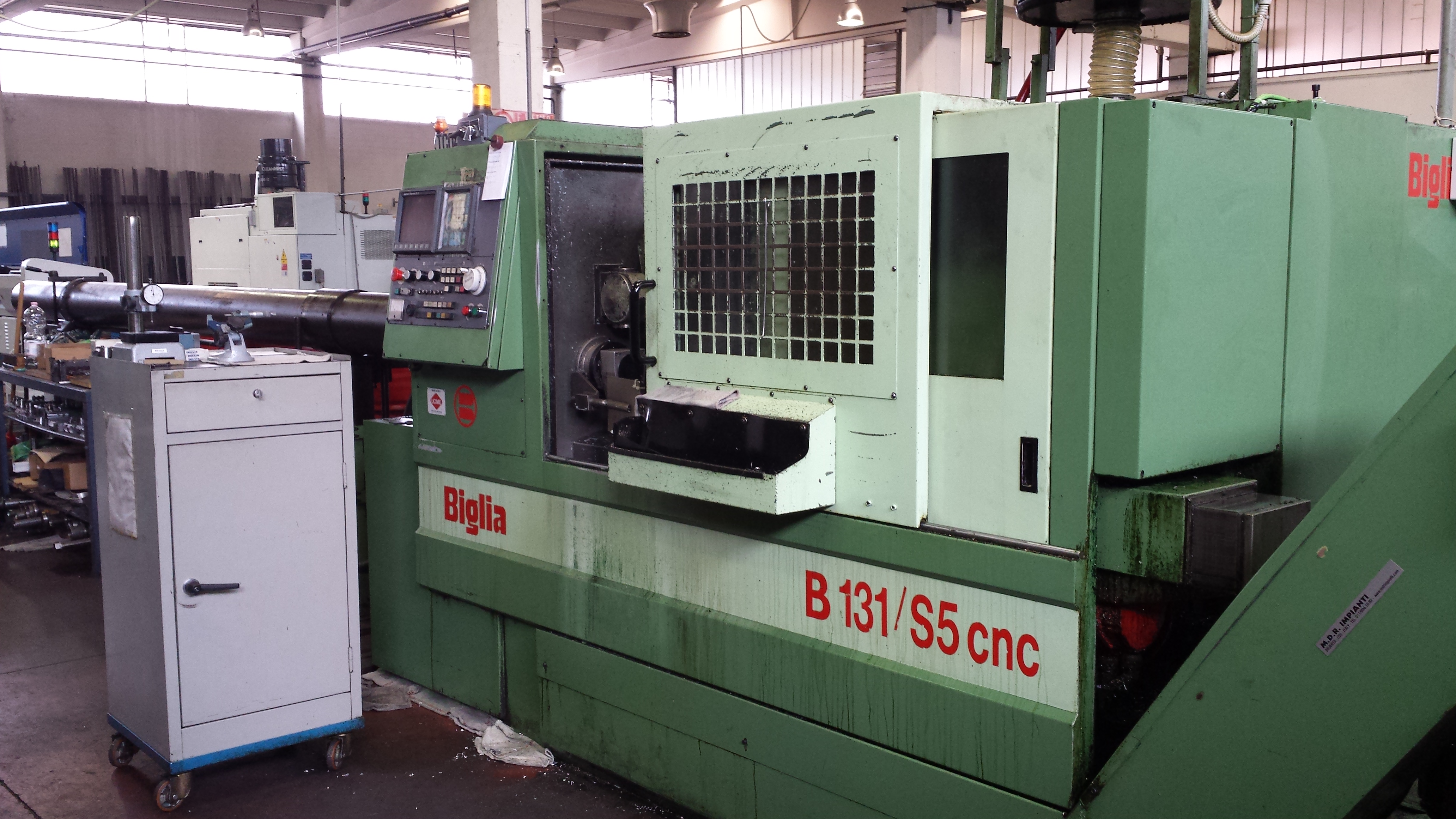 N. 1 Tornio CNC BIGLIA mod. 131/S5 passaggio barra Ø 70